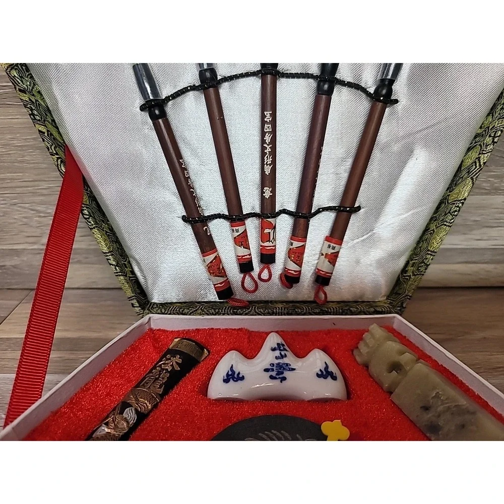 Chinese‎ Calligraphy Brush Pen Ink Writing Painting Sumo Box Set NEW